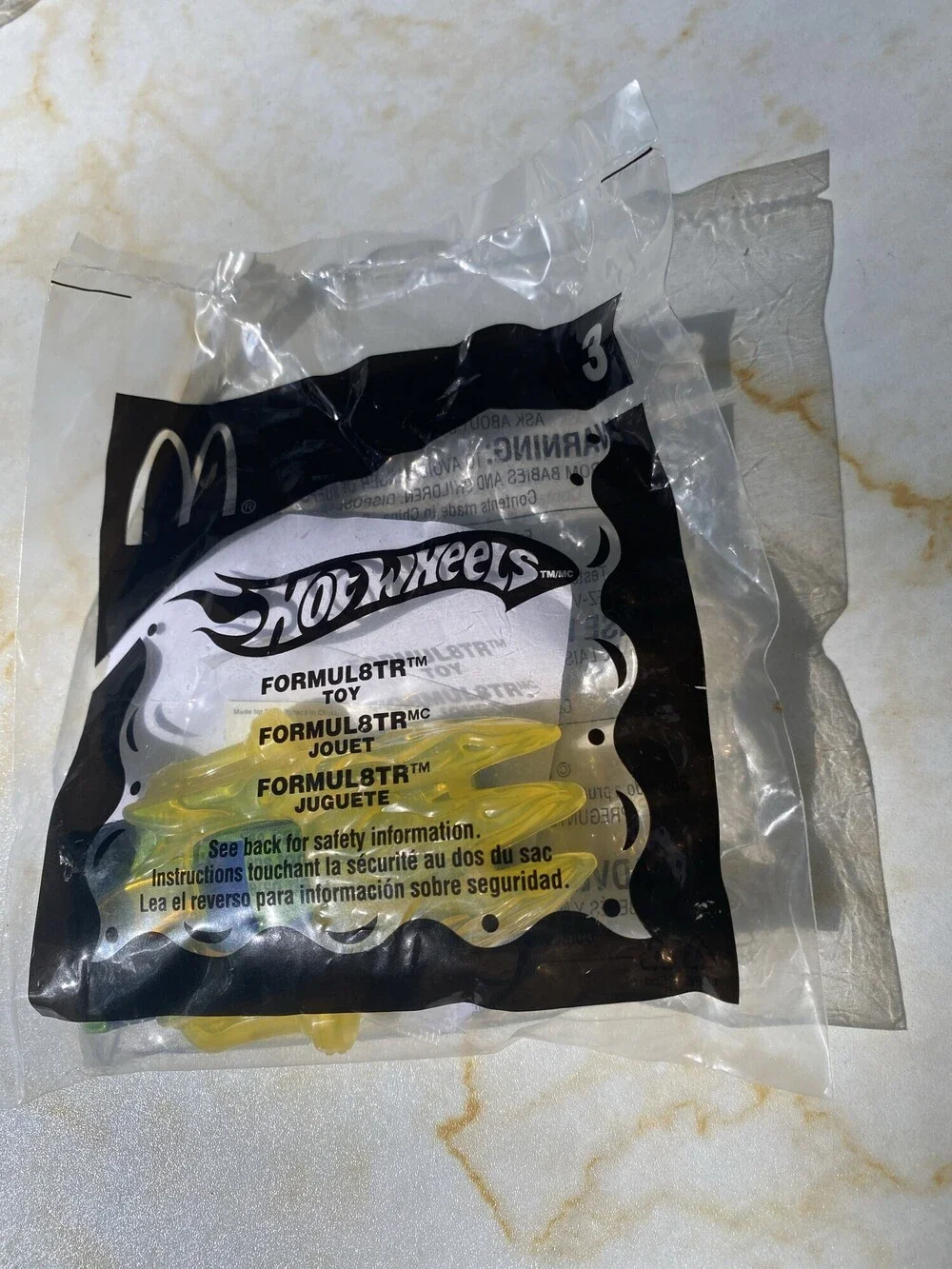 New McDonald's Hot Wheels Formul8tr No. 3 Happy Meal Toy 2006 Sealed